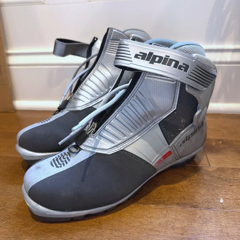 Alpina Ski Boots Cross Country TR40L EU37 Womens 5.5-6 Grey NNN Thinsulate 235mm